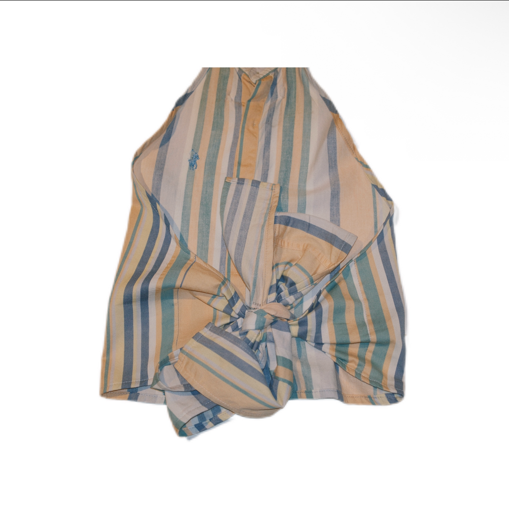 Vintage Polo Ralph Lauren Remake Striped Halter Vest