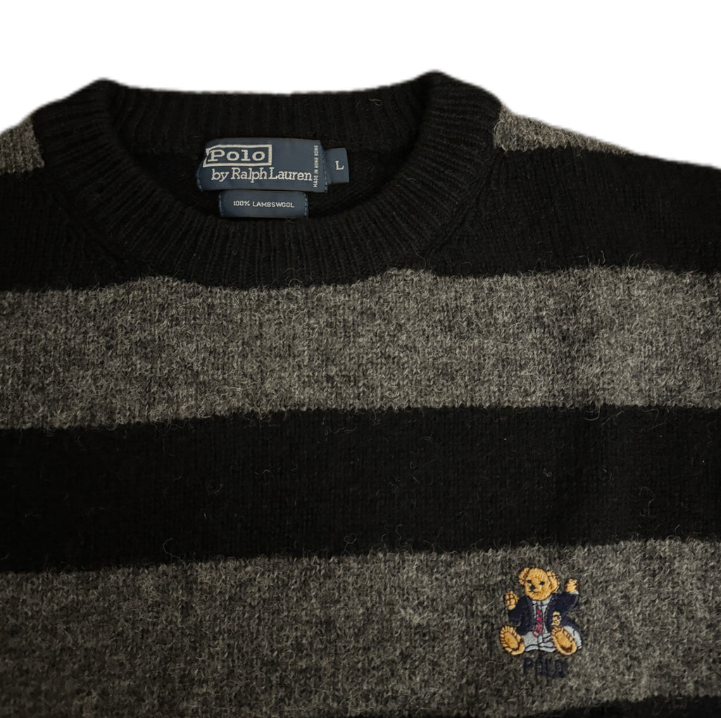 Vintage Ralph Lauren Polo Unisex Striped Knit Sweater