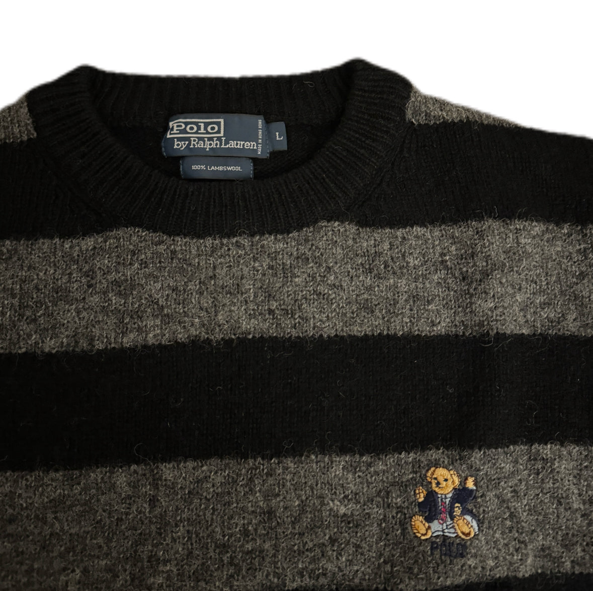 Vintage Ralph Lauren Polo Unisex Striped Knit Sweater