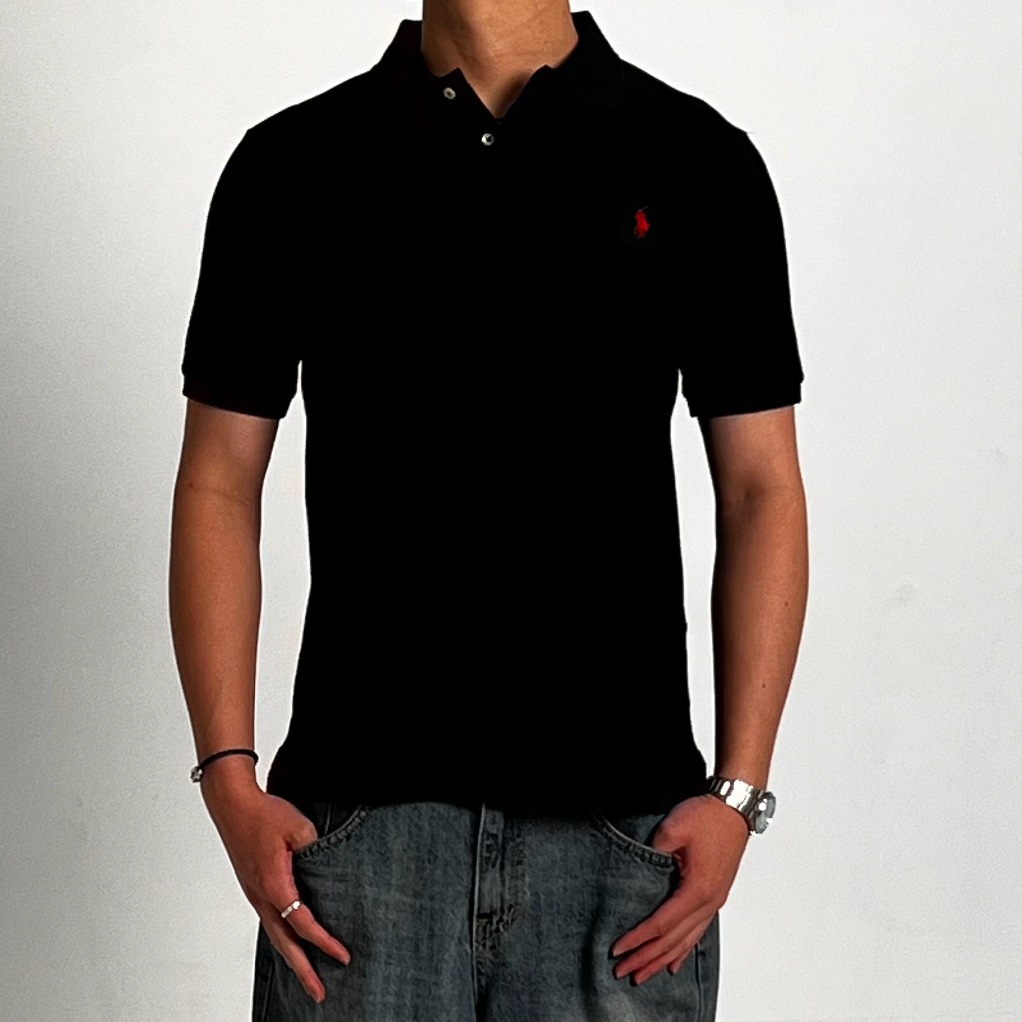 Polo Ralph Lauren Custom Slim Fit Mesh Polo Shirt