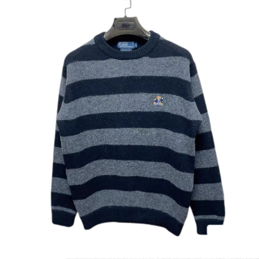 Vintage Ralph Lauren Polo Unisex Striped Knit Sweater