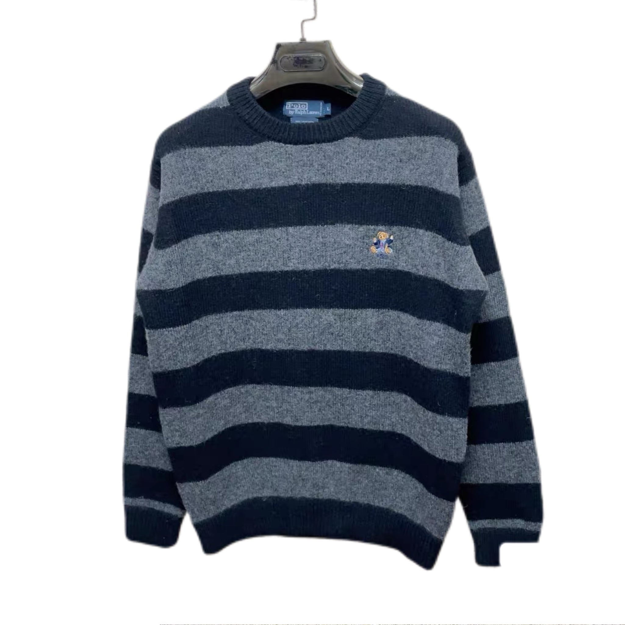 Vintage Ralph Lauren Polo Unisex Striped Knit Sweater