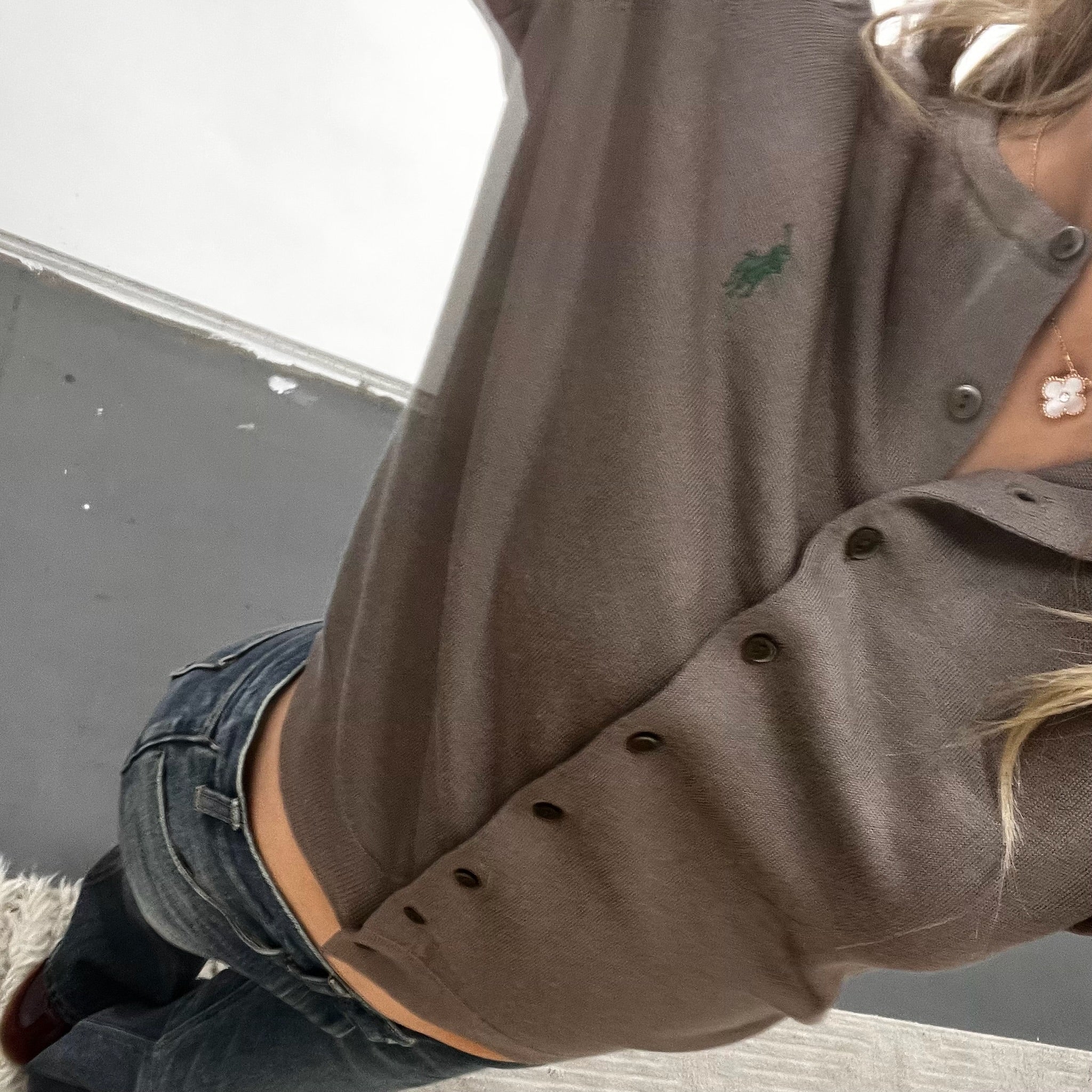 Vintage Polo Ralph Lauren Cotton-Blend Cardigan