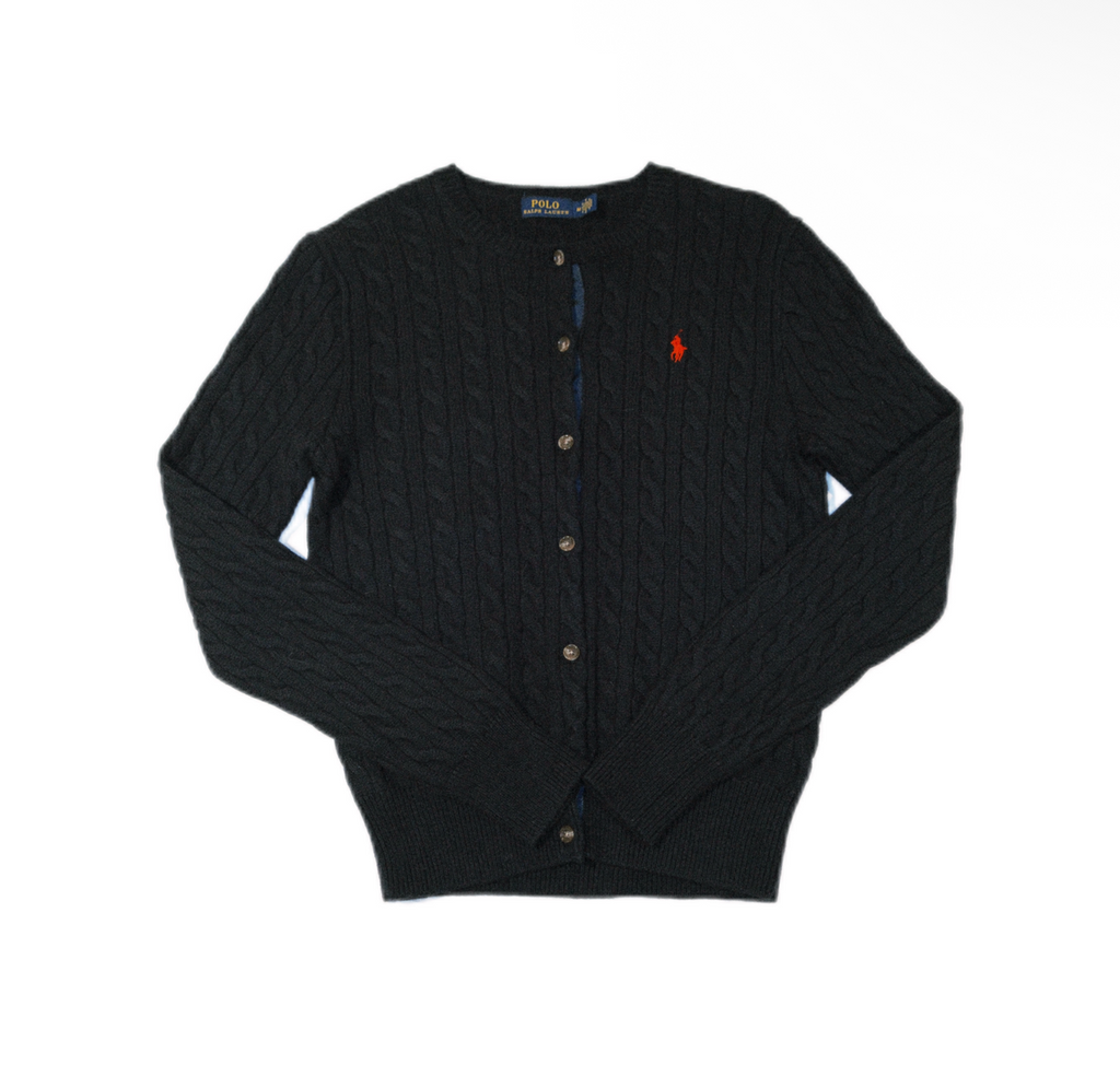 Polo Ralph Lauren Cable-Knit Cotton Crew Neck Cardigan